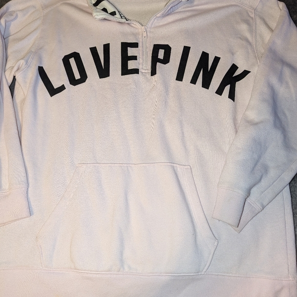 VS PINK 1/4 ZIP MED - Picture 1 of 4